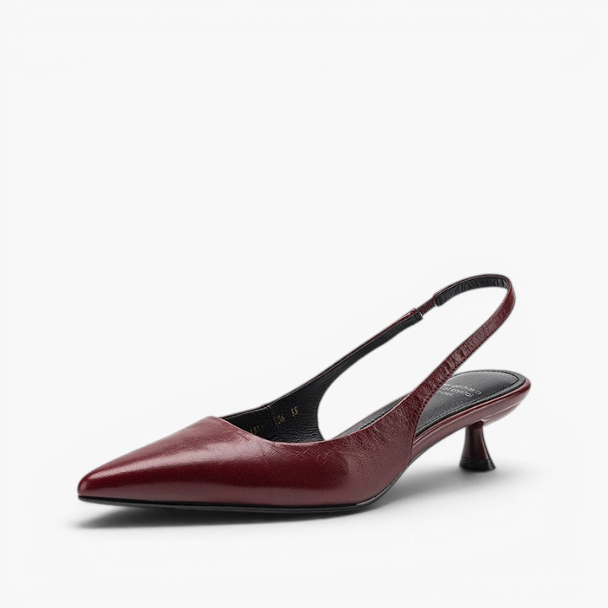 Women's Lambskin Leather Slingback Heels