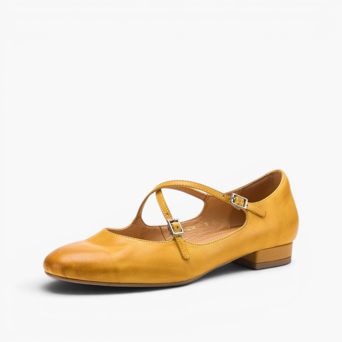 Women's Mary-Jane Leather Flats