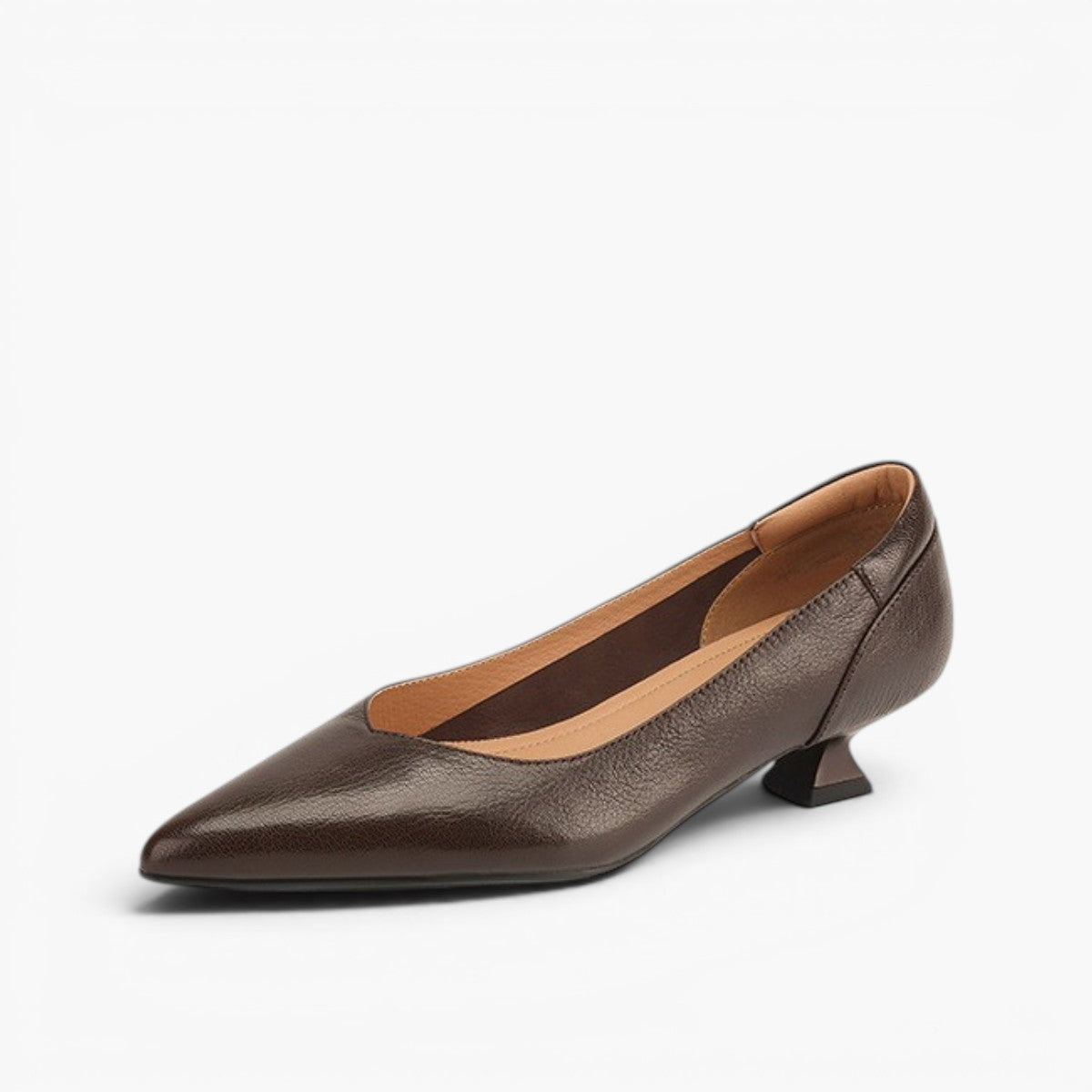 Women's Sculpted Leather Pumps
