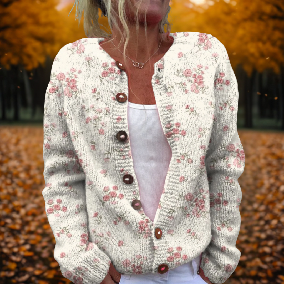 Pink Rose Cardigan
