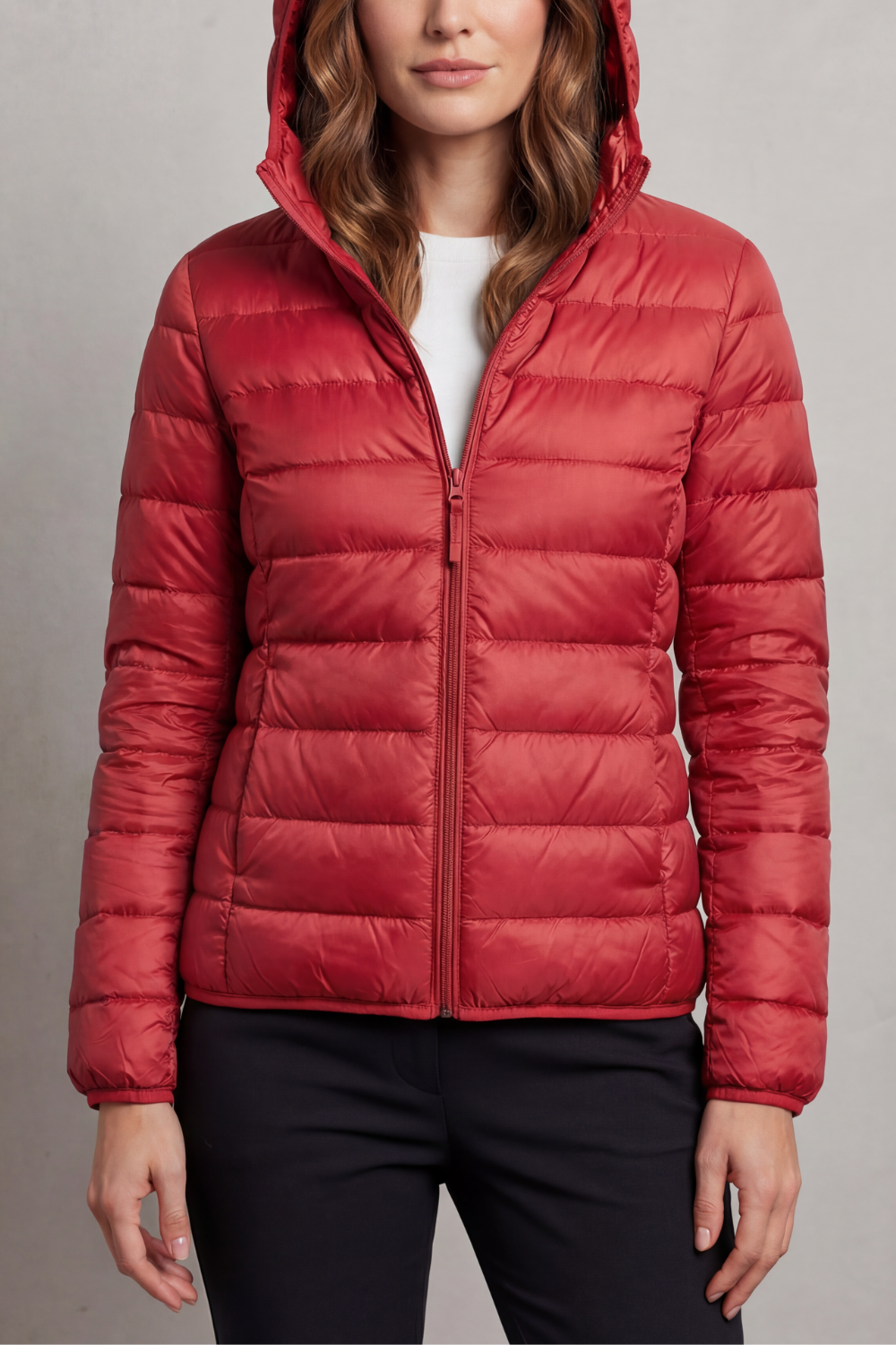 Women's Ultra Light Packable Hooded Puffer Jacket