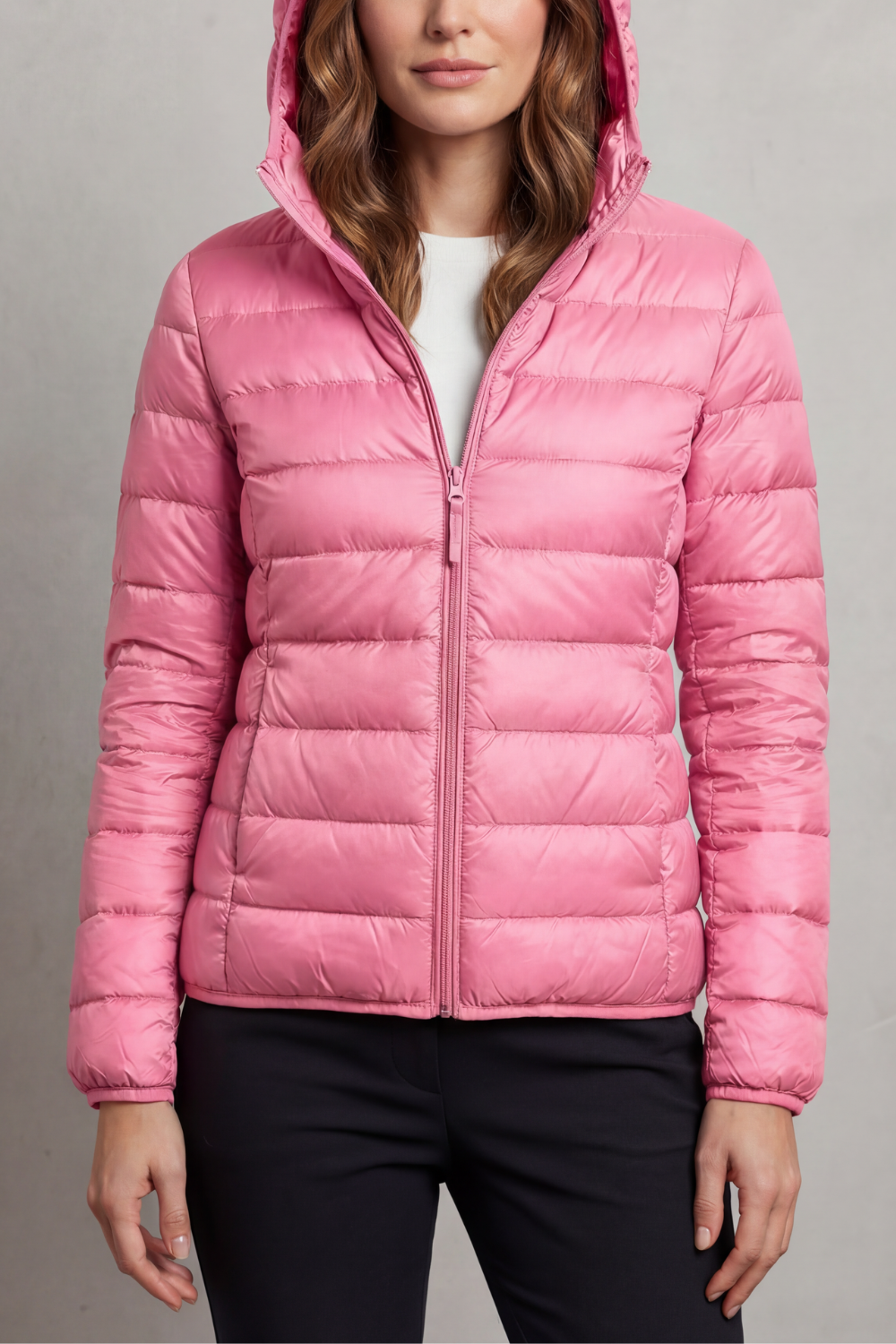Women's Ultra Light Packable Hooded Puffer Jacket