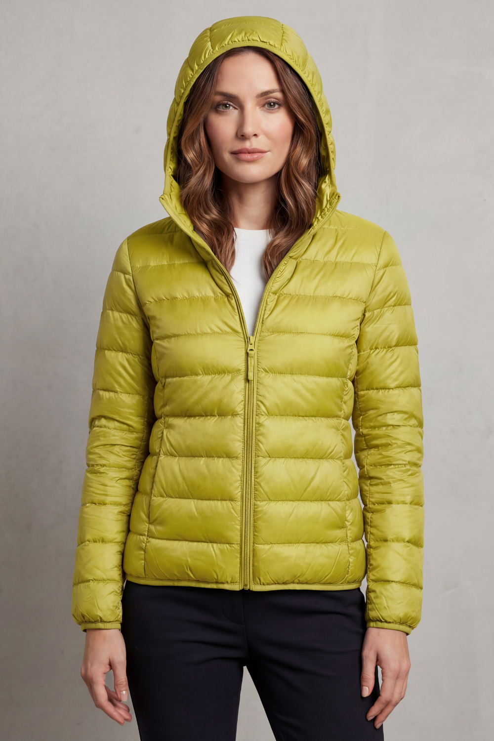 Women's Ultra Light Packable Hooded Puffer Jacket