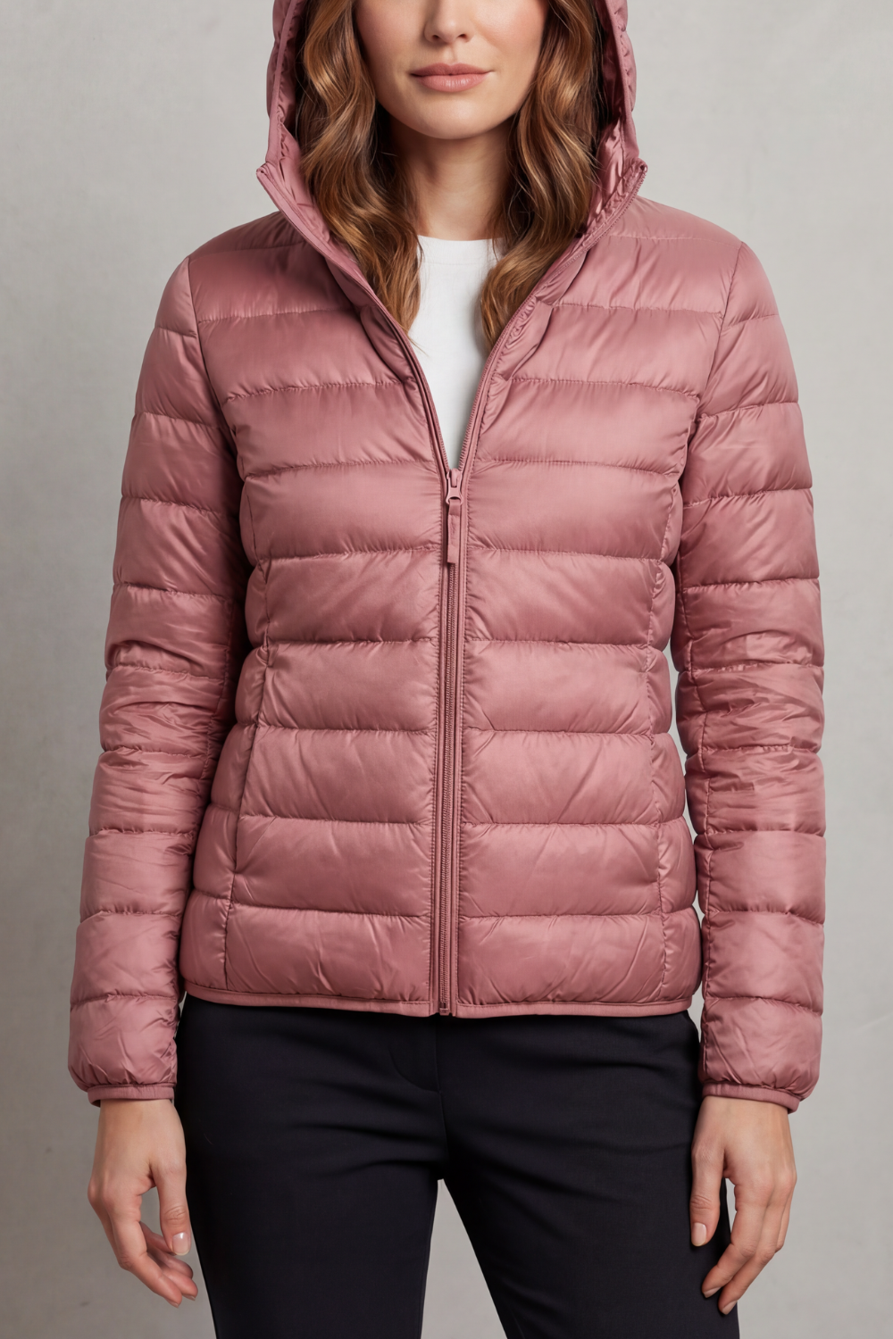 Women's Ultra Light Packable Hooded Puffer Jacket