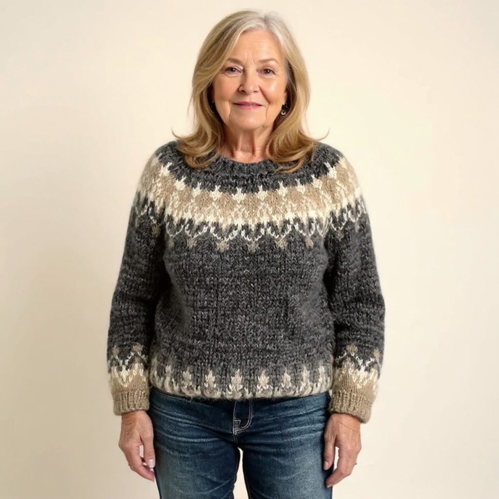 Gretta™ | Fair Isle Yoke Sweater