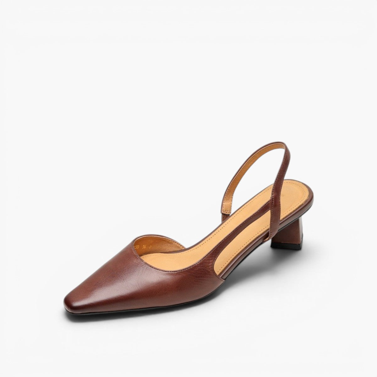 Women's Leather Slingback Pumps