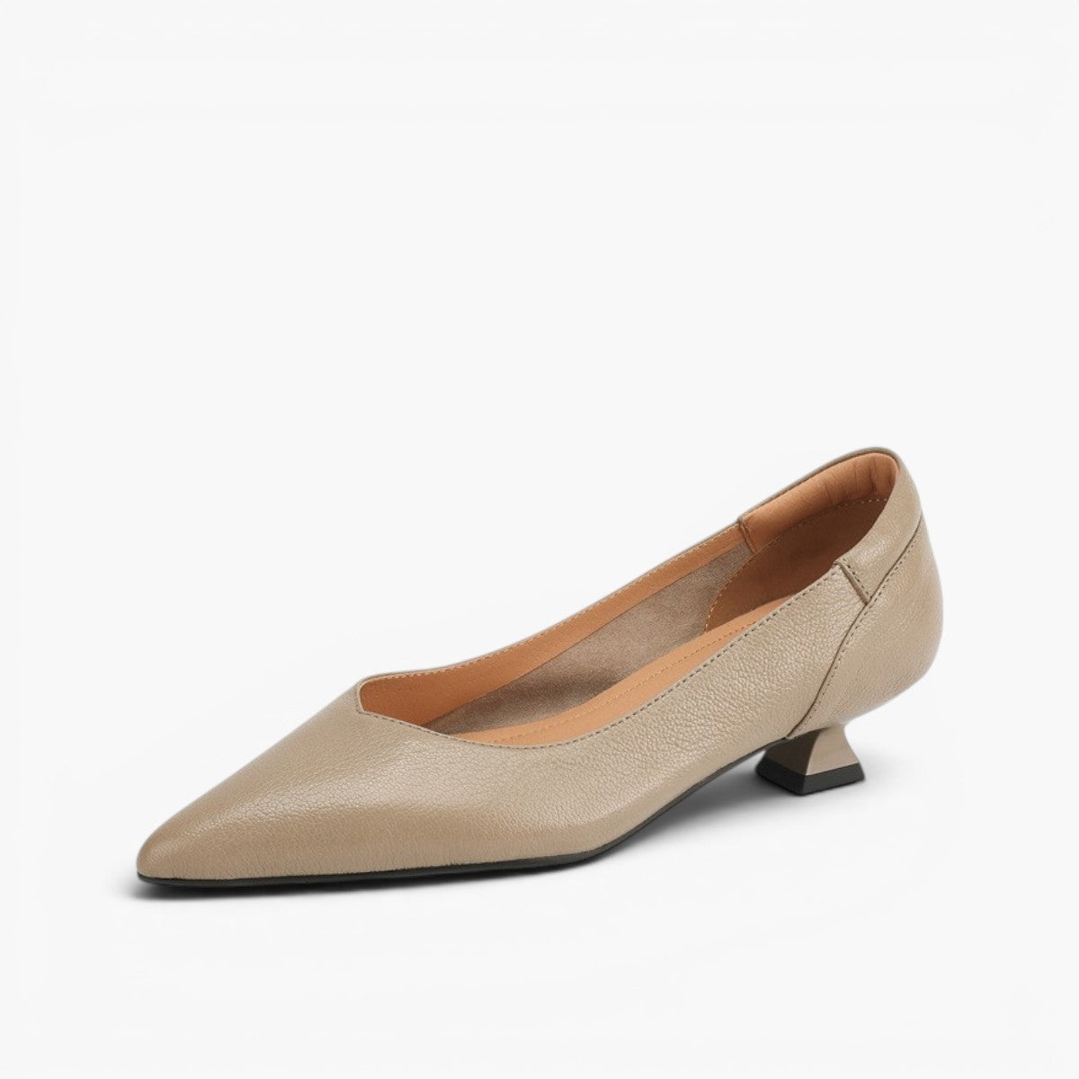 Women's Sculpted Leather Pumps