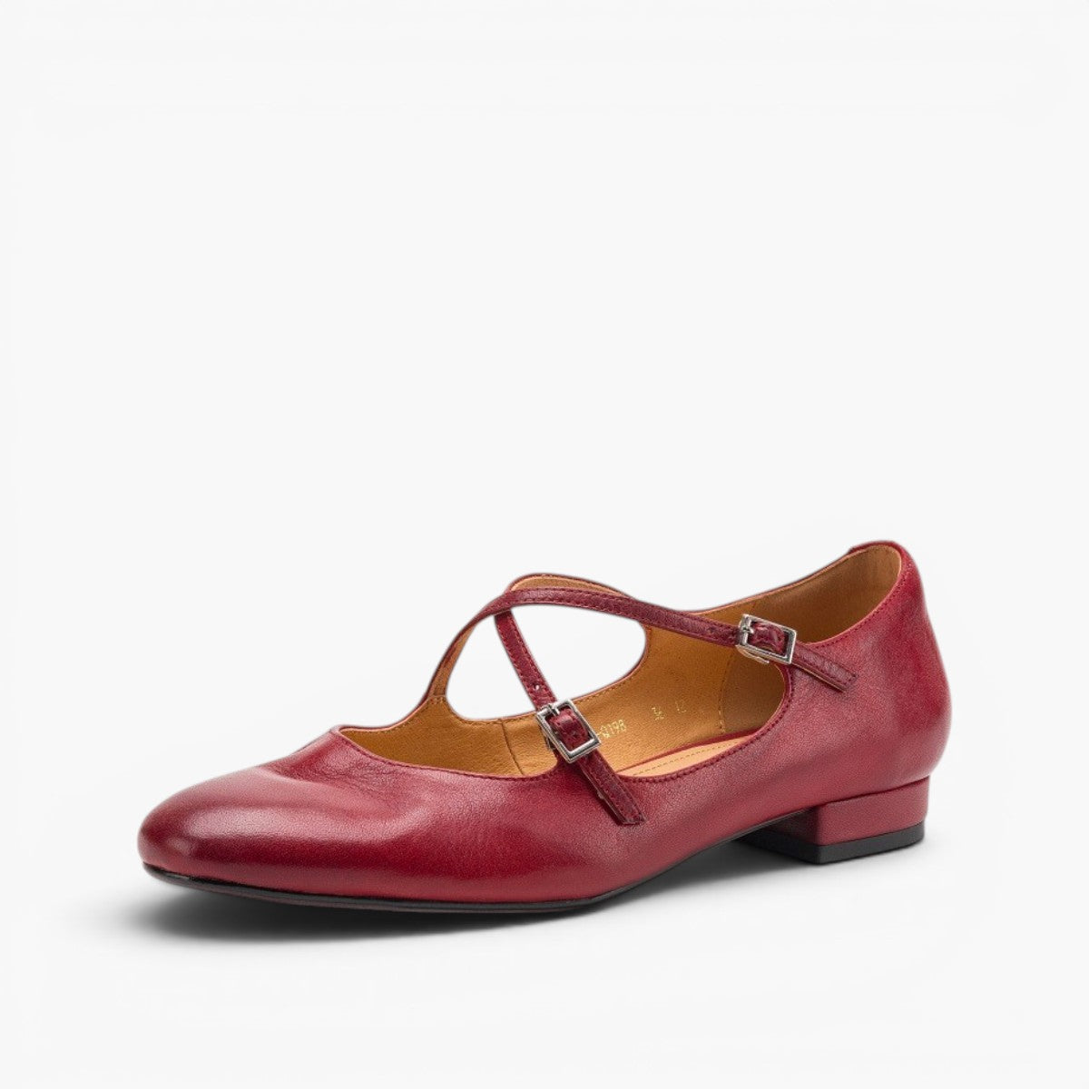 Women's Mary-Jane Leather Flats