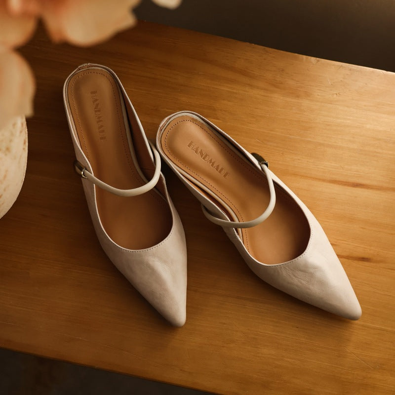 Women's Sculpt Leather Mules
