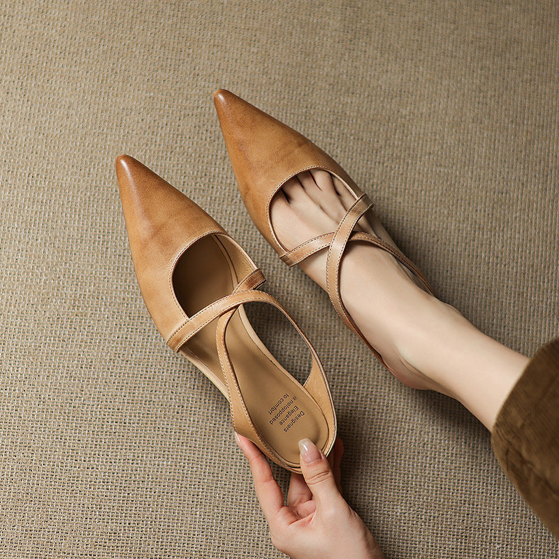 Women's Leather Mules