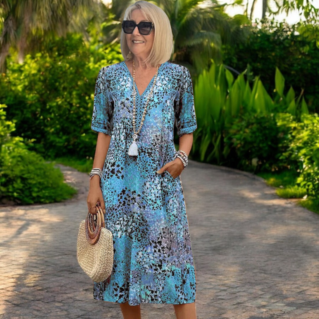 Hazel™ | Flattering Boho Dress