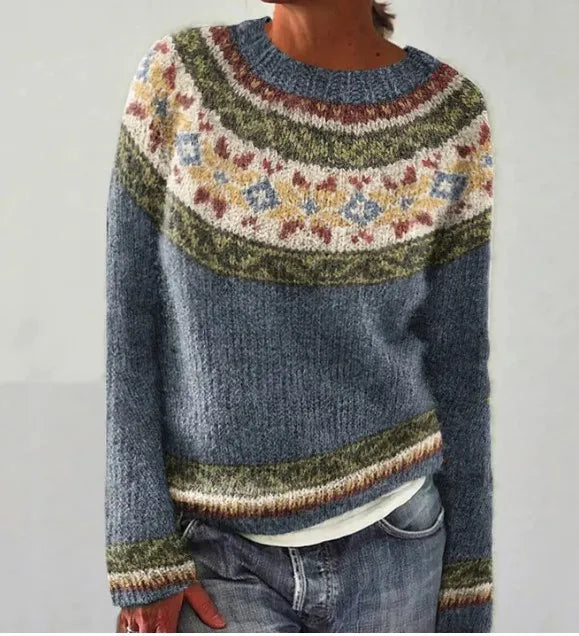 Tatiana™ | Retro Knitted Sweater