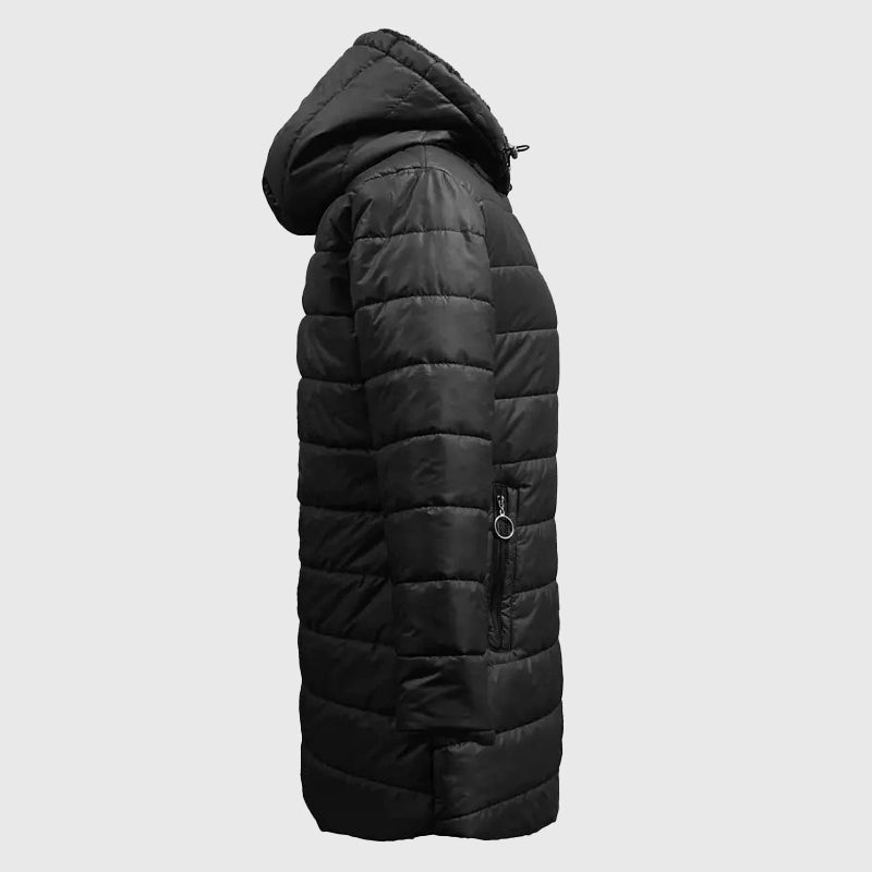 Marlowyn™ | Plush-Lined Hooded Long Puffer Coat
