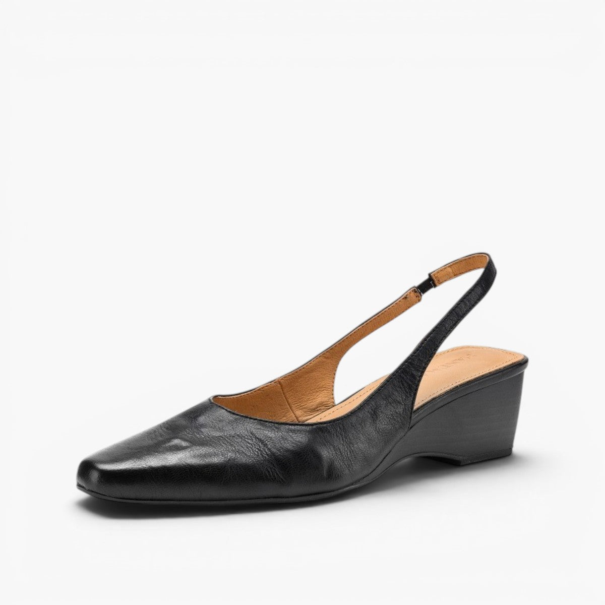 Women's Slingback Leather Heels