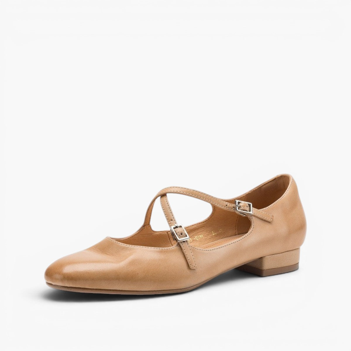 Women's Mary-Jane Leather Flats