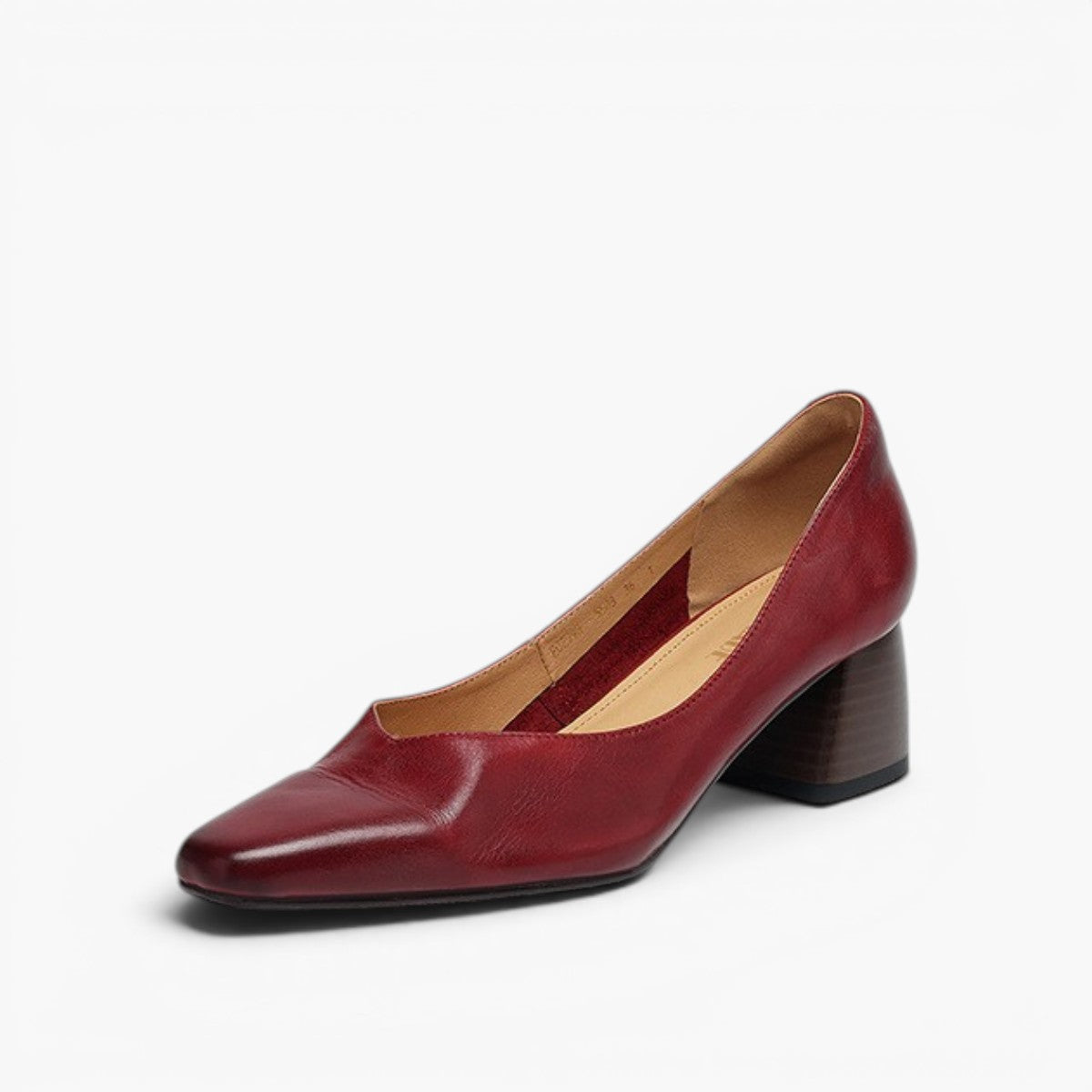 Women's Leather Square Pumps