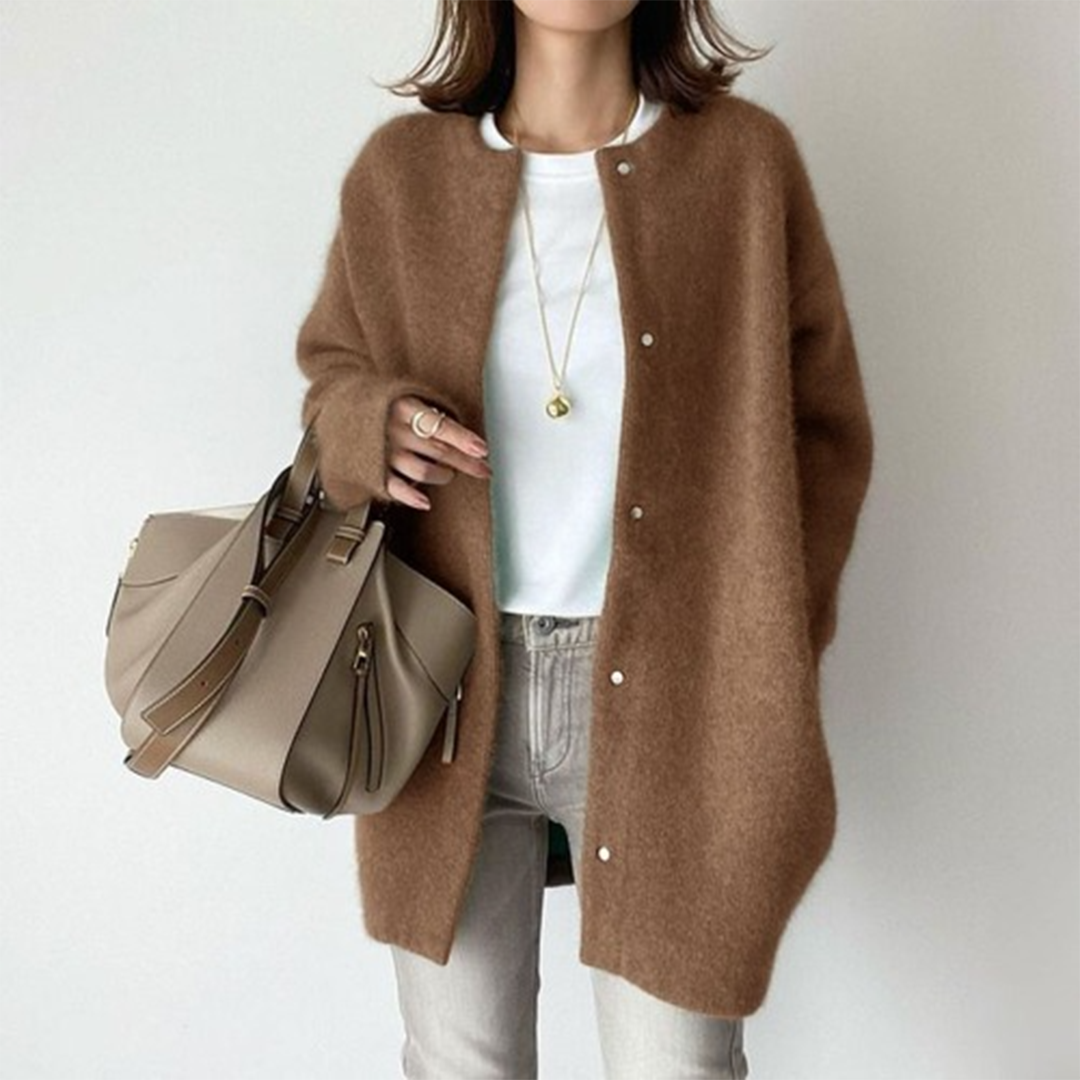 Alicia™ | Long Soft Knit Cardigan