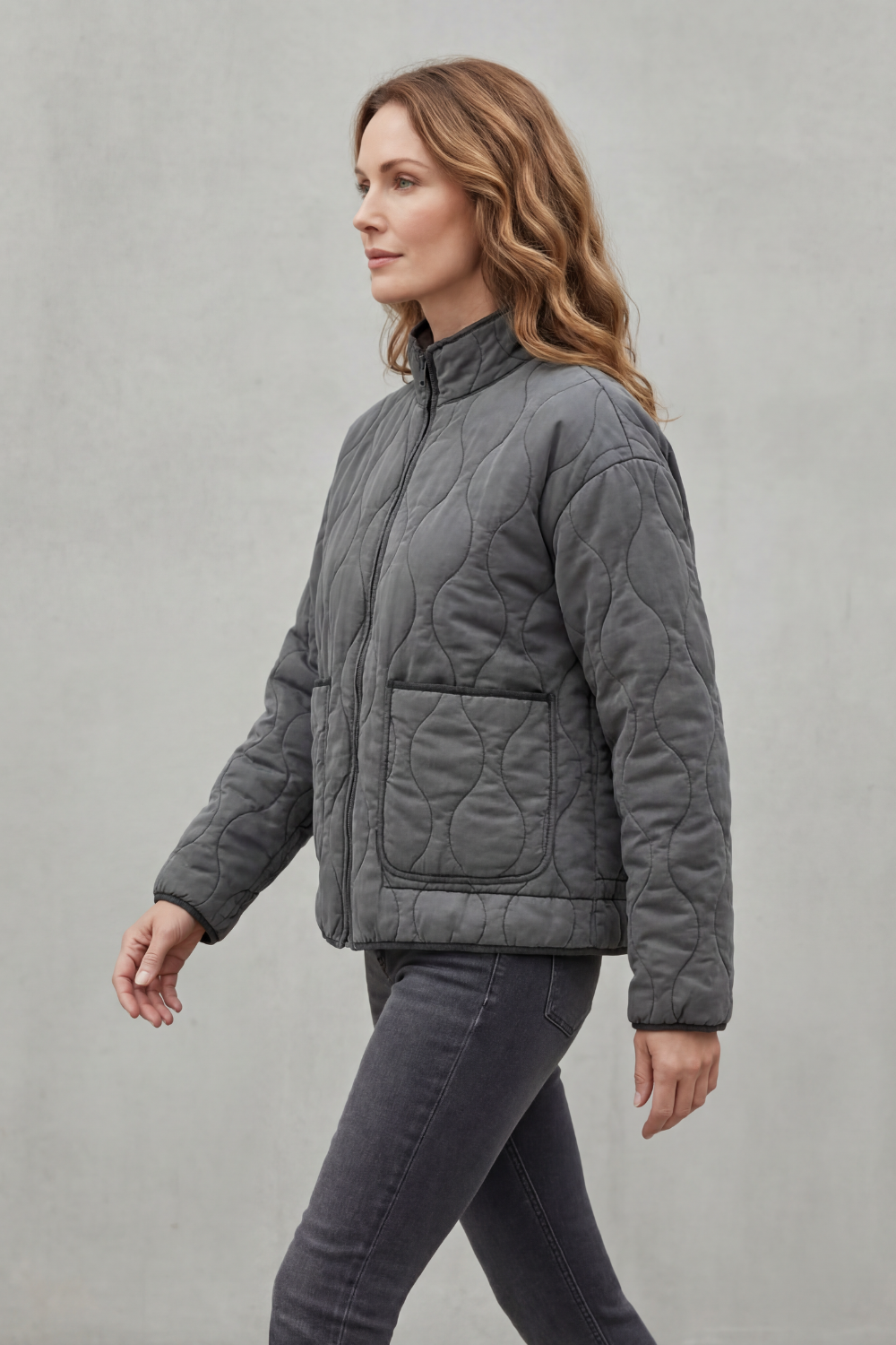 Women's Quilted Silhouette Puffer Jacket
