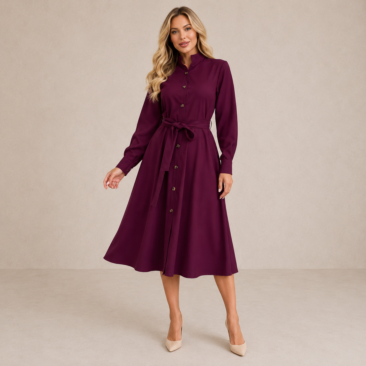 Aurora™ | Elegant Midi Dress