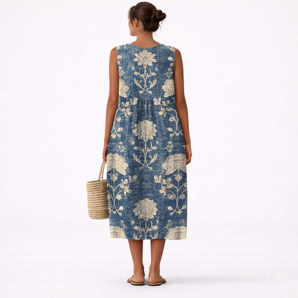 Florizel™ | Classic Floral Midi Dress