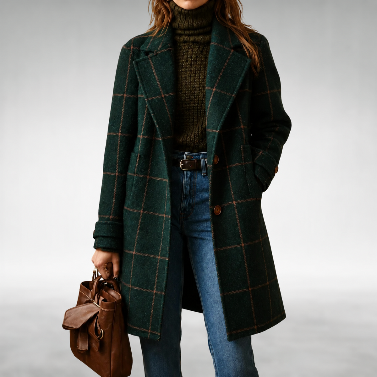 Scottine™ | Classic Checkered Coat