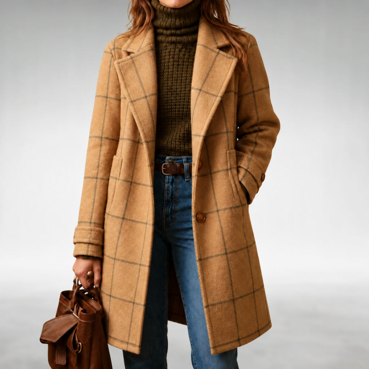 Scottine™ | Classic Checkered Coat