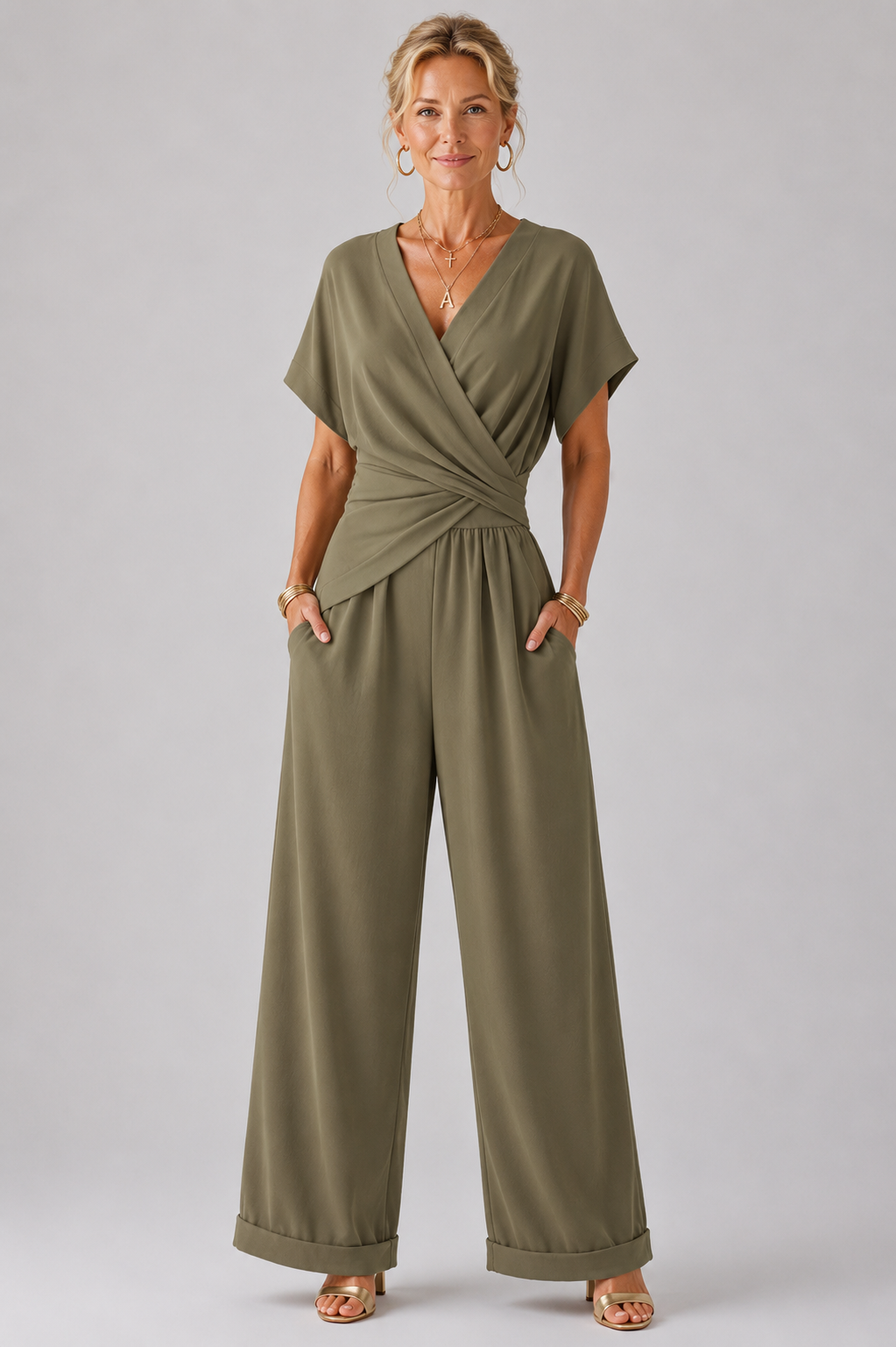 Celeste™ | Elegant Wide-Leg Jumpsuit