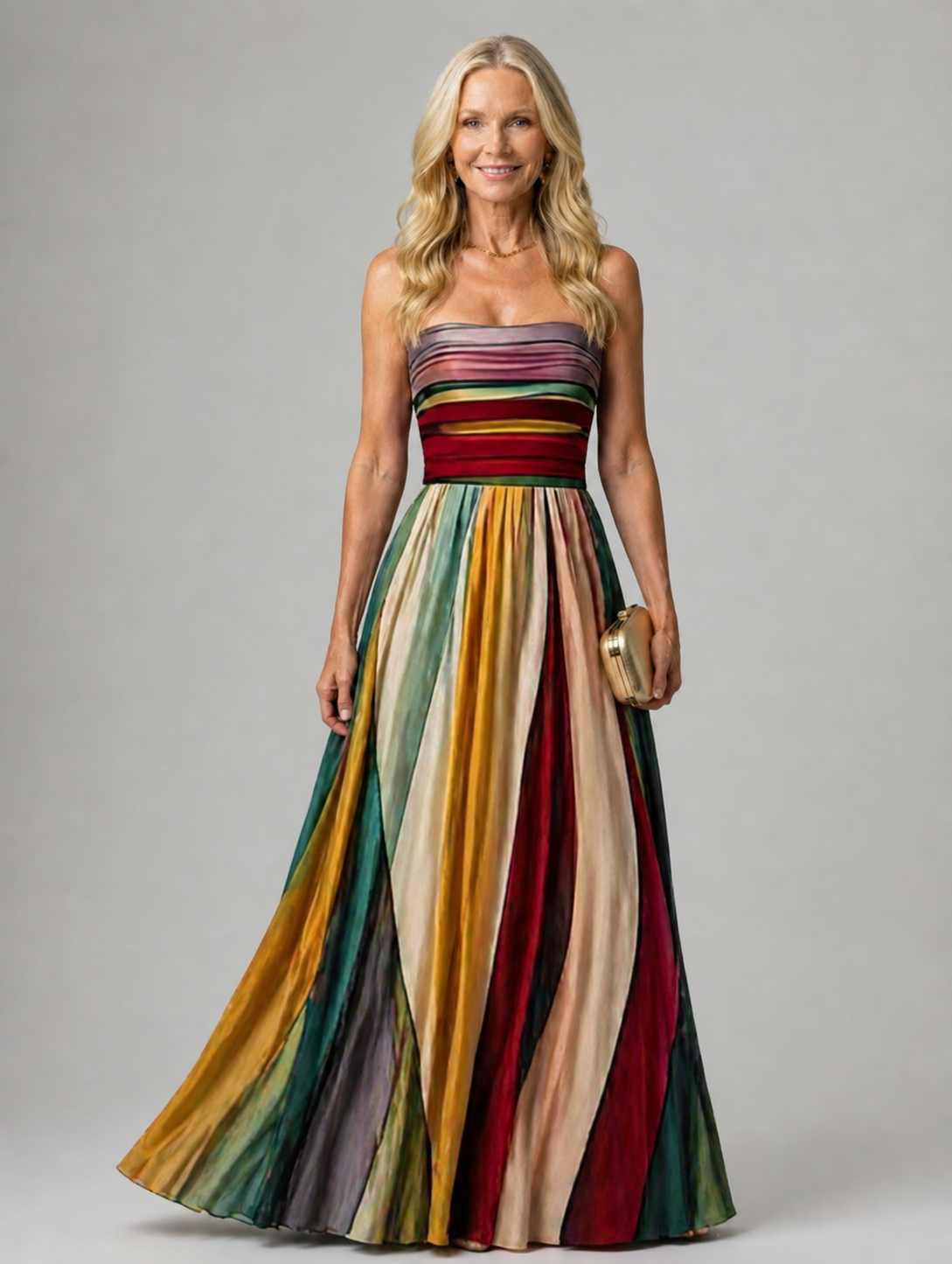 Claire & Riley™ | Strapless A-Line Dress