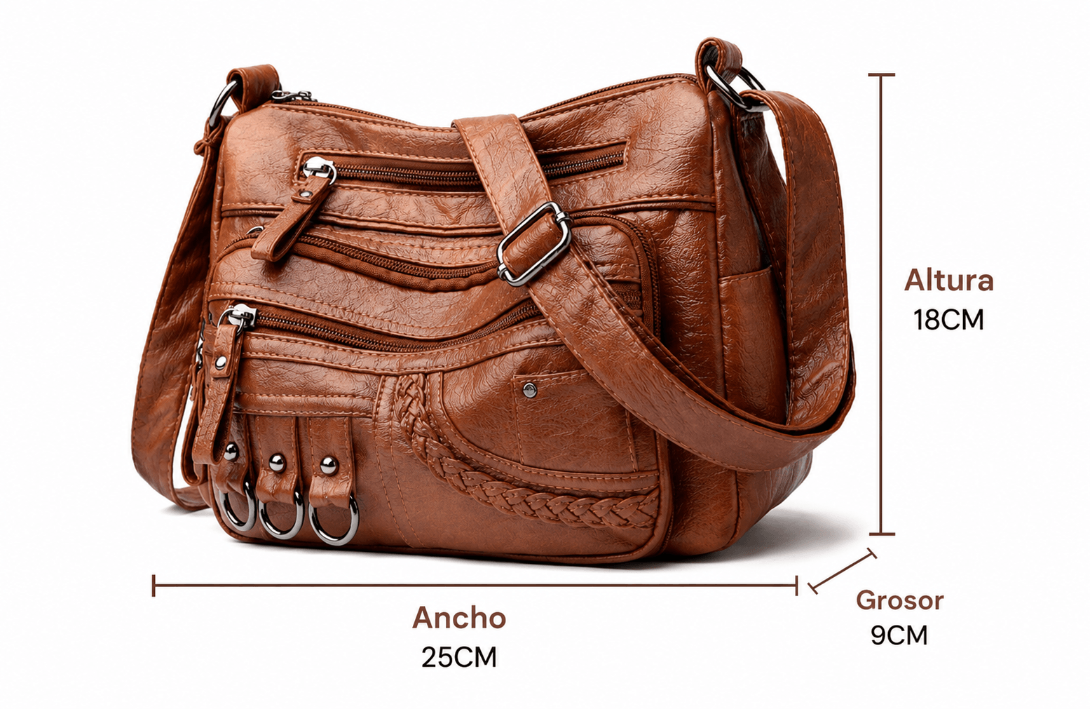 Marguerite™ | Multi-Pocket Shoulder Bag
