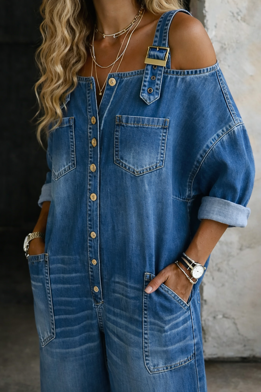 Navelon™ | Off Shoulder Jumpsuit