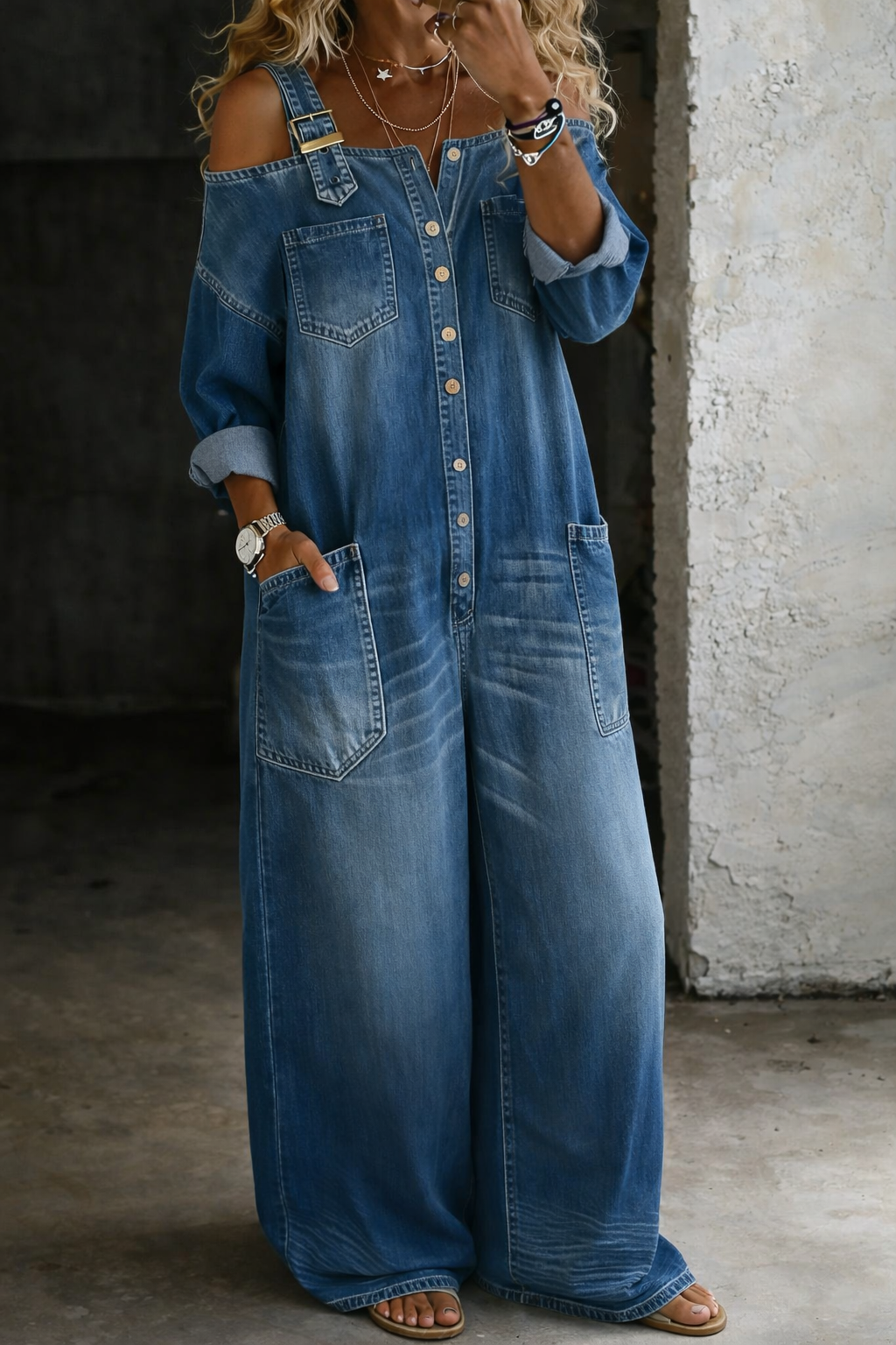Navelon™ | Off Shoulder Jumpsuit