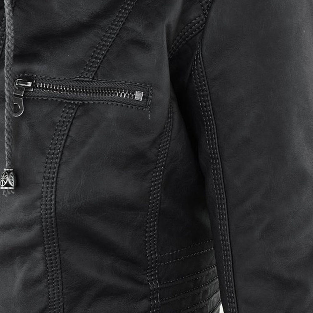 Esmé™ | Hooded Moto Jacket