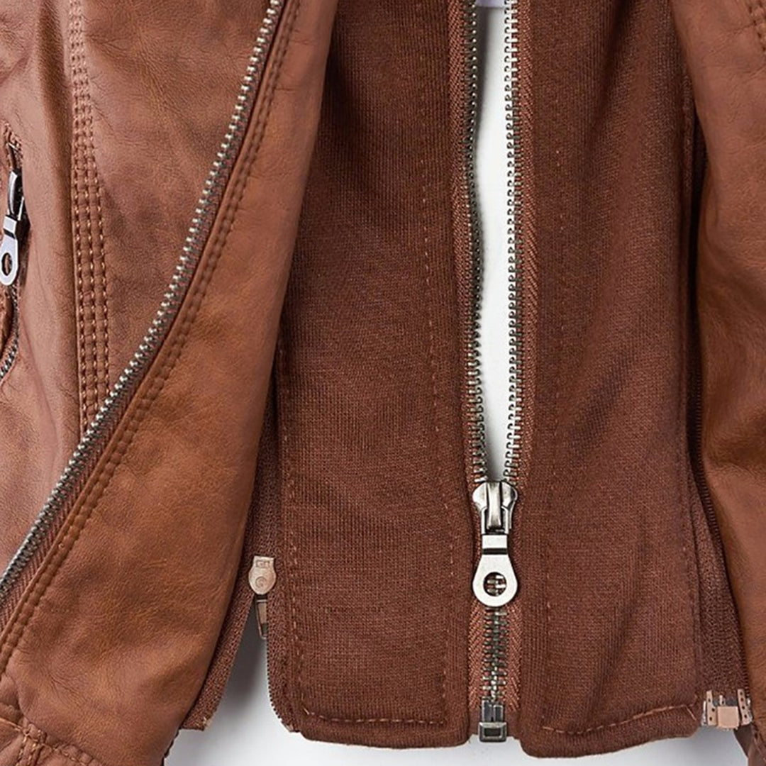 Esmé™ | Hooded Moto Jacket