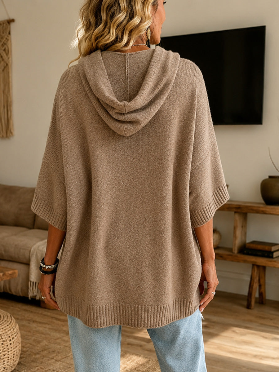 Flannagan™ | Hooded Poncho Sweater