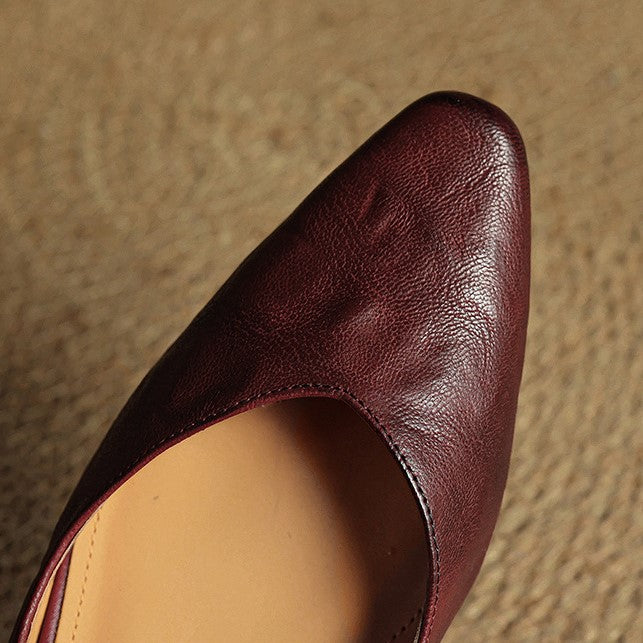 Women's Leather Mules