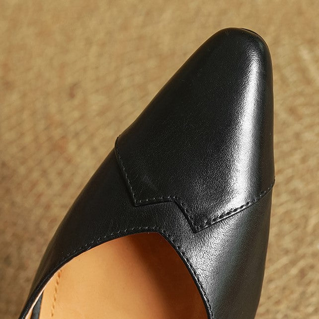 Women's Mary-Strap Leather Pumps