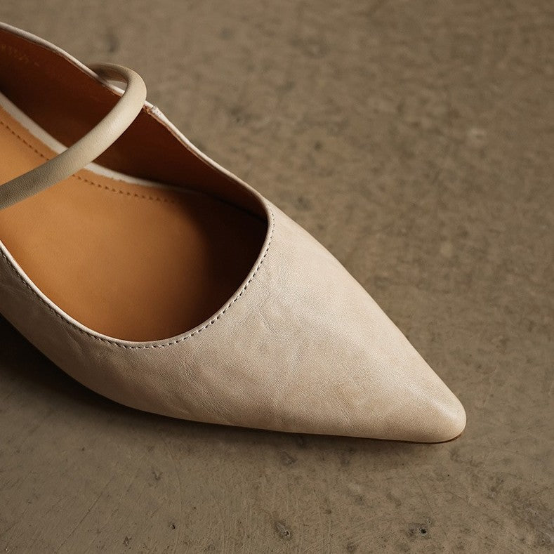 Women's Sculpt Leather Mules