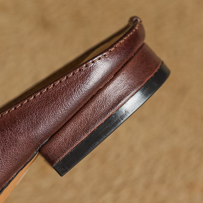 Women's Woven Leather Mules