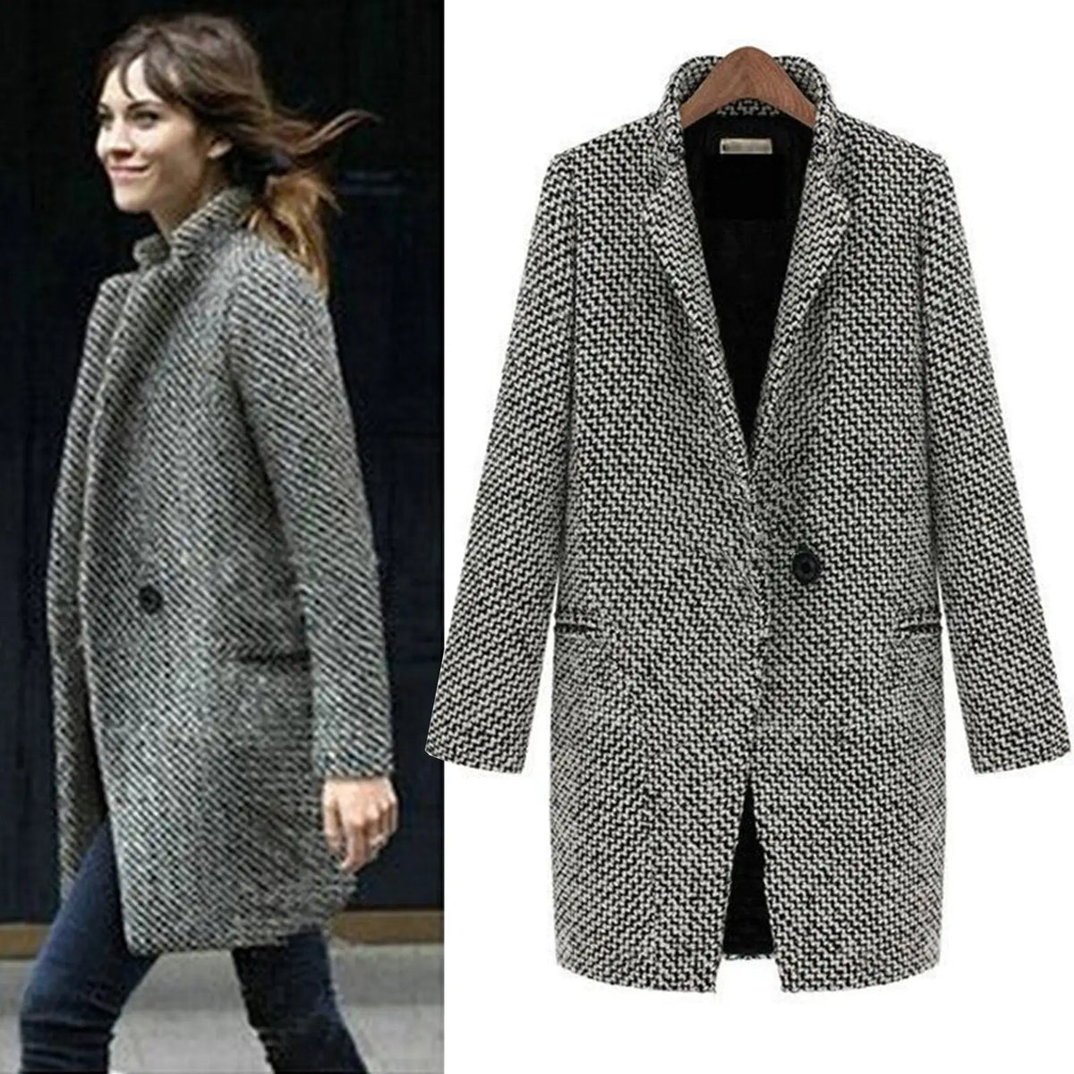 Women's Elegant Long Winter Coat