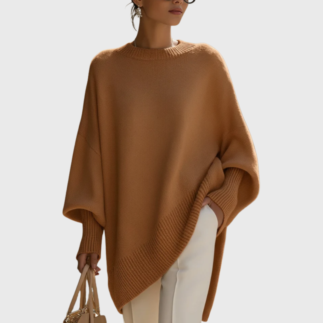 Frondaine™ | Oversized Poncho Pullover