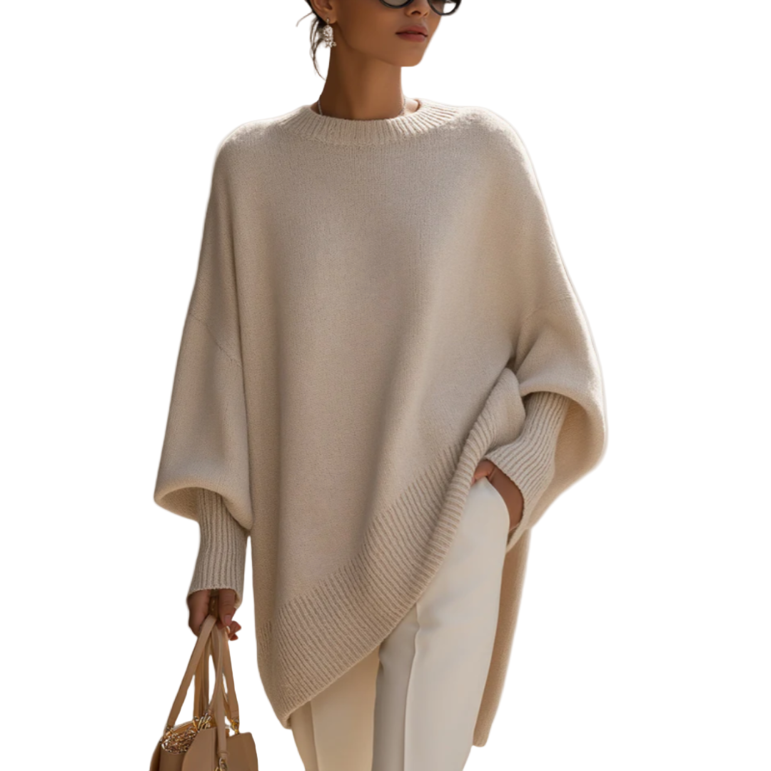 Frondaine™ | Oversized Poncho Pullover
