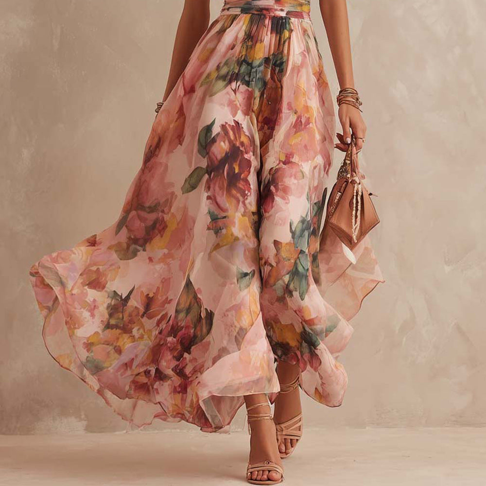Aurora | Women's One-Shoulder Floral Maxi Dress