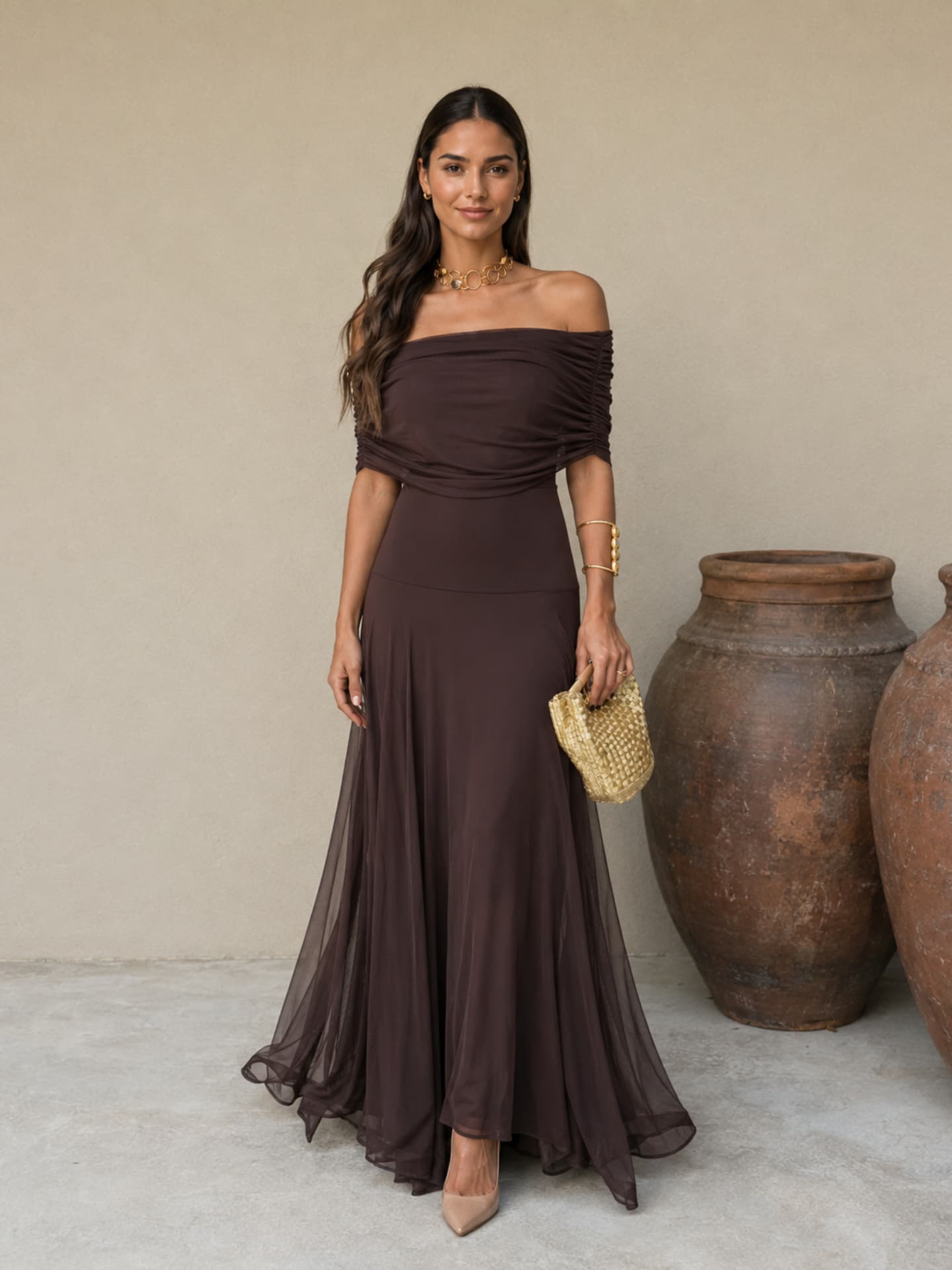 Solara™ | One-Shoulder Maxi Dress