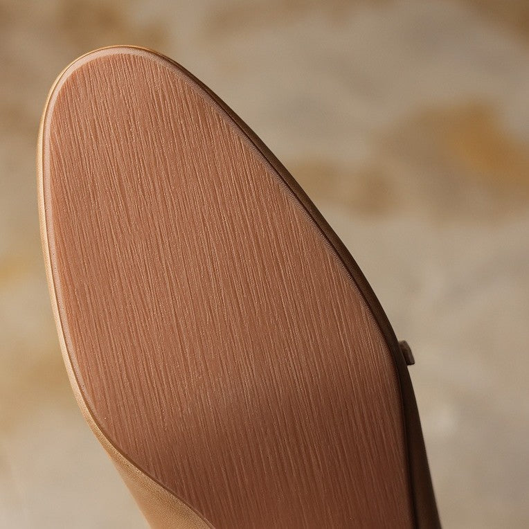 Women's Mary-Jane Leather Flats
