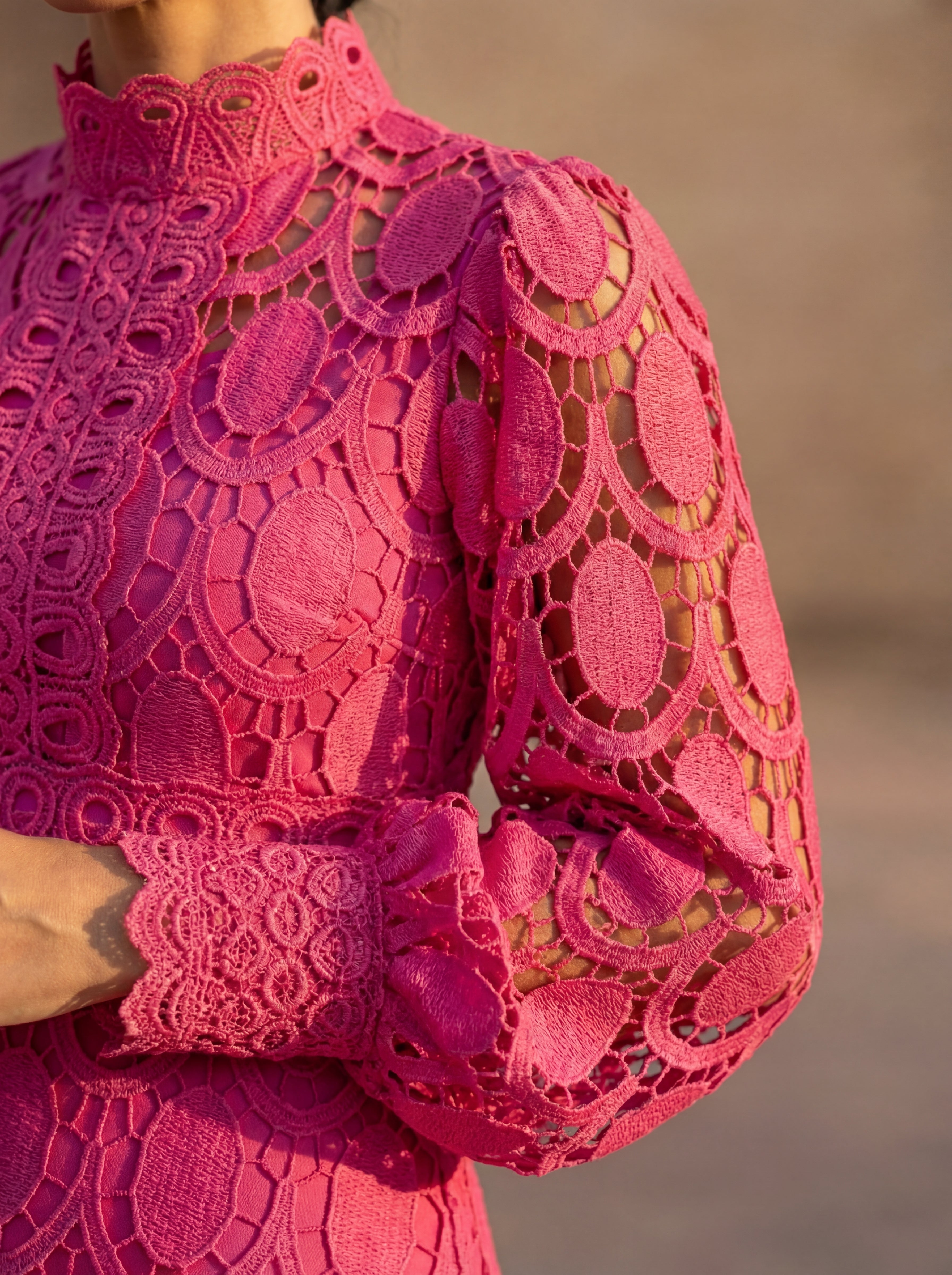 Orvelle™ | Elegant Lace Midi Dress