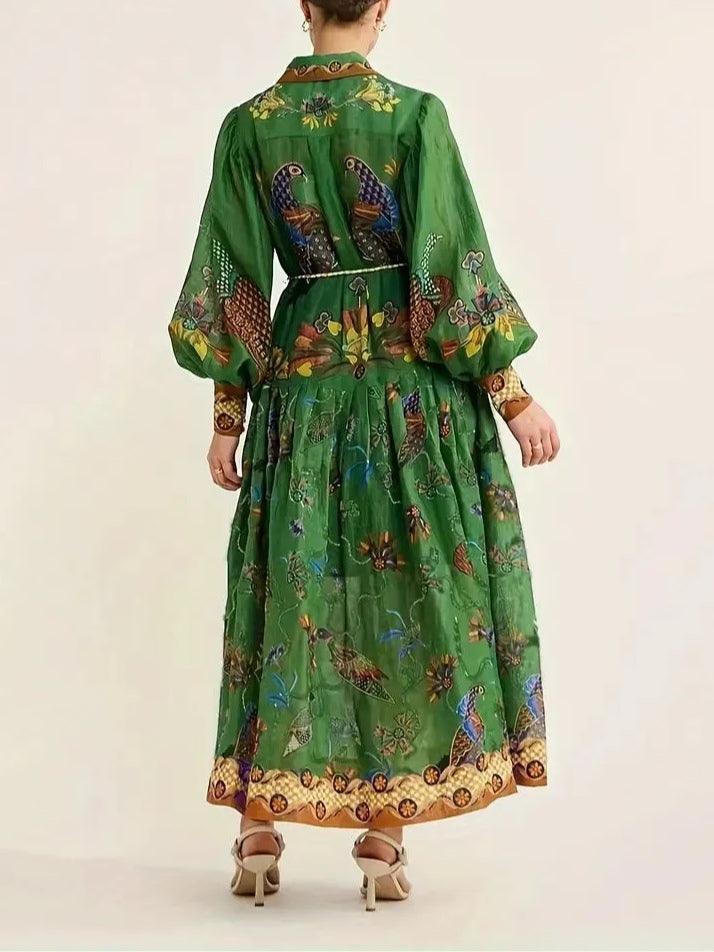 Coralie™ Floral Print Maxi Dress
