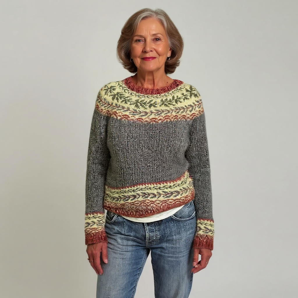 Delphine™ | Nordic Knit Sweater