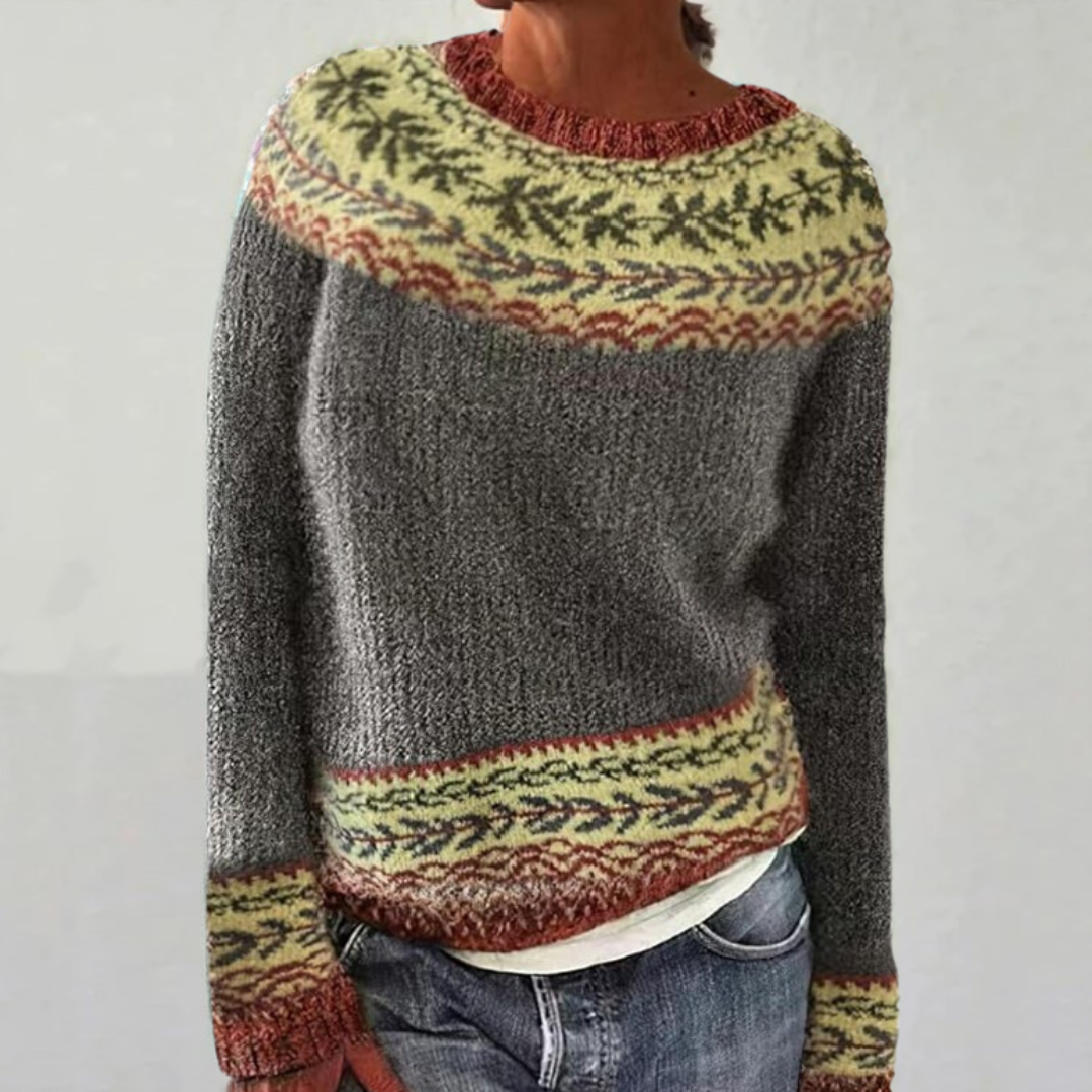 Delphine™ | Nordic Knit Sweater