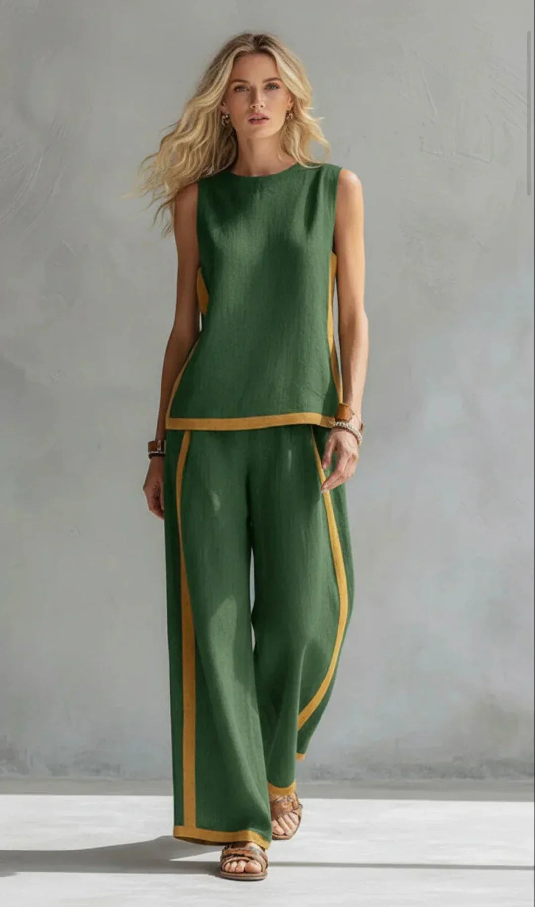 Ursula™ | Two-Tone Vest & Trouser Set