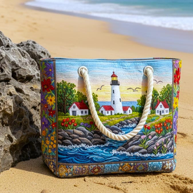 Crestwave™ | Beach Tote Bag